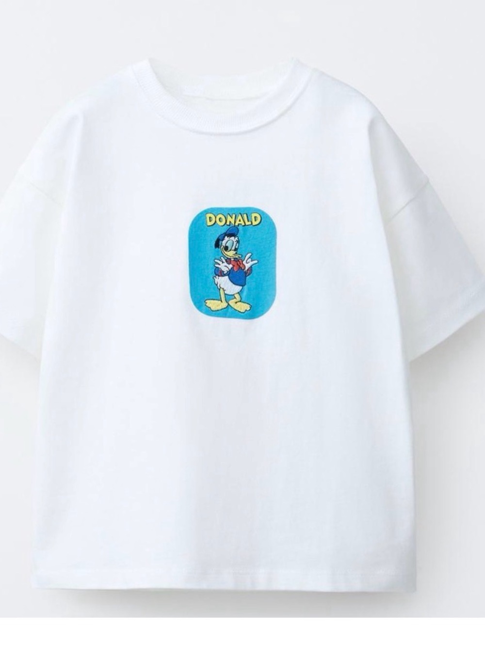 Zara Donald Duck embroidered t-shirt